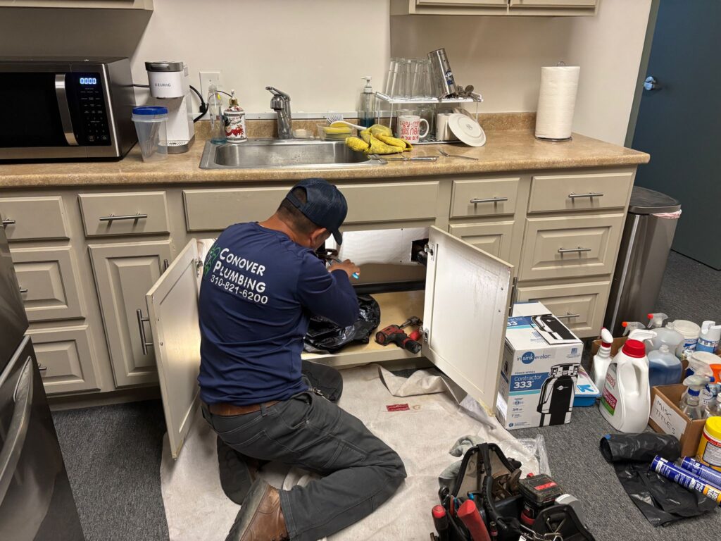Garbage disposal replacement in Culver City, CA