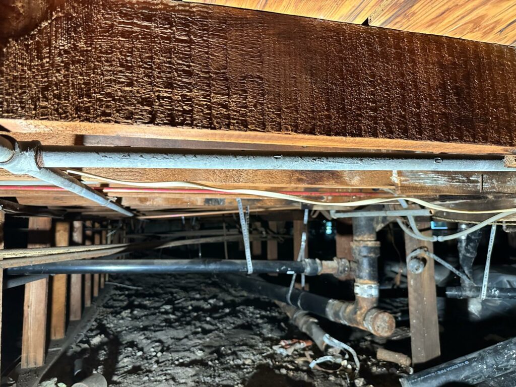 Sewer Pipe Replacement Underneath The House in Los Angeles, CA