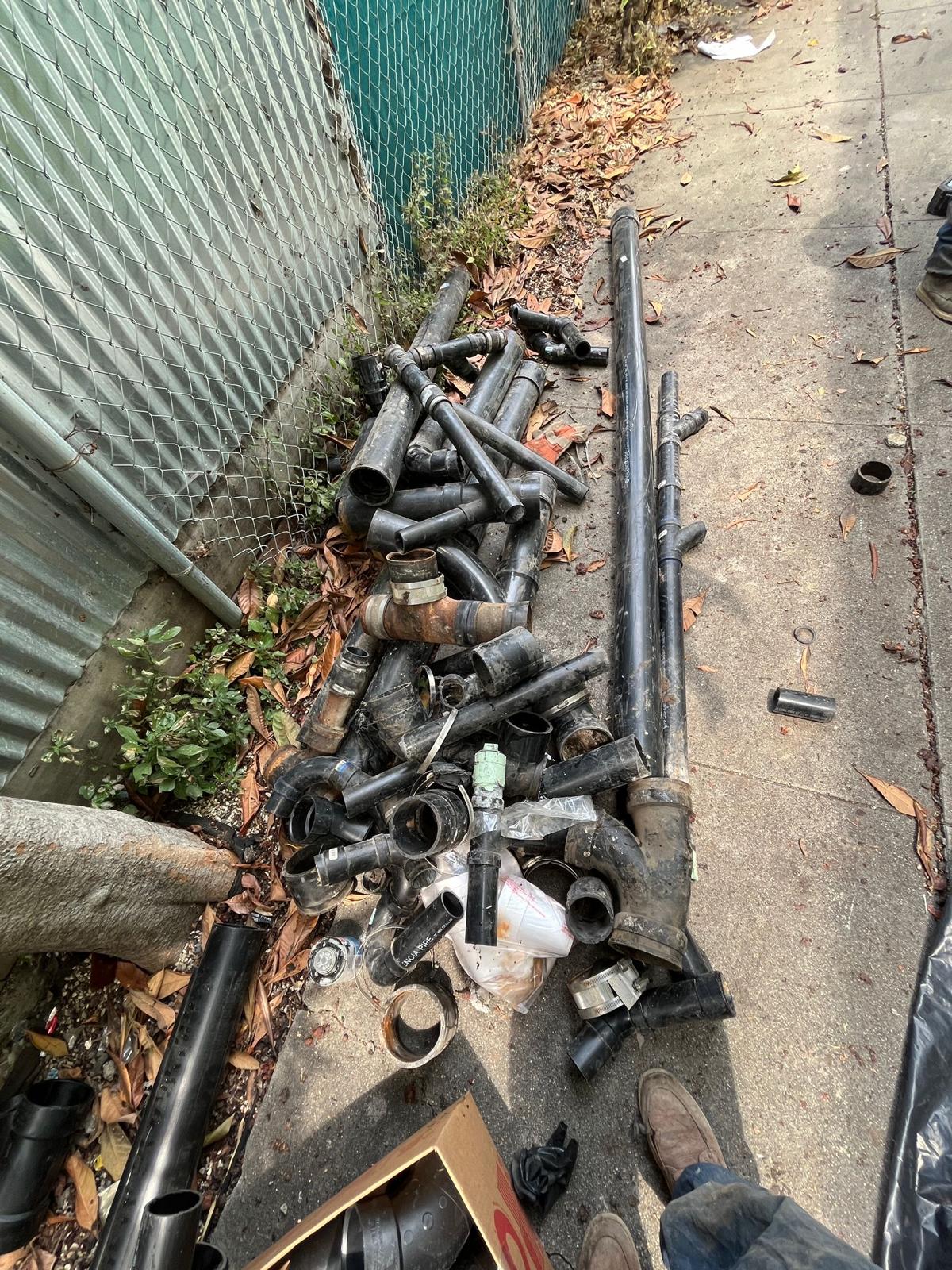Sewer Pipe Replacement Underneath The House in Los Angeles, CA