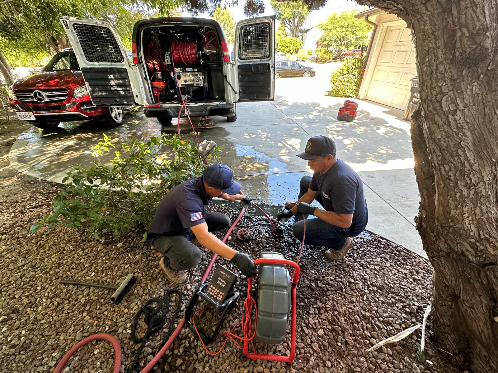 Main Sewer Line Cleaning By Using Hydro Jetting Service Los Angeles CA 90036