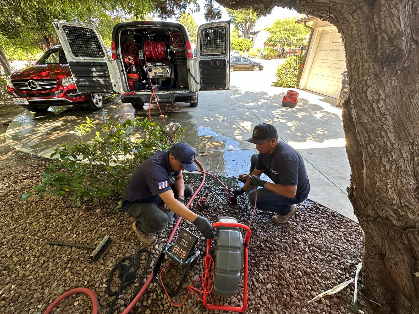 Main Sewer Line Cleaning By Using Hydro Jetting Service Los Angeles CA 90036