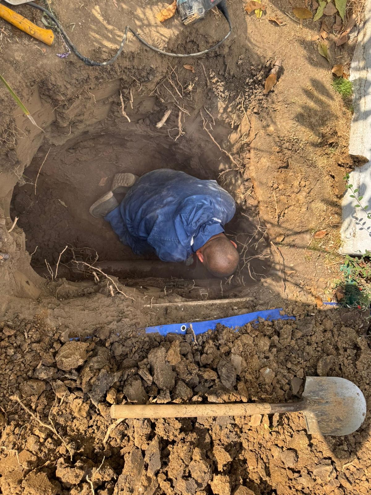 Sewer Line Spot Repair Service Near Los Angeles, California