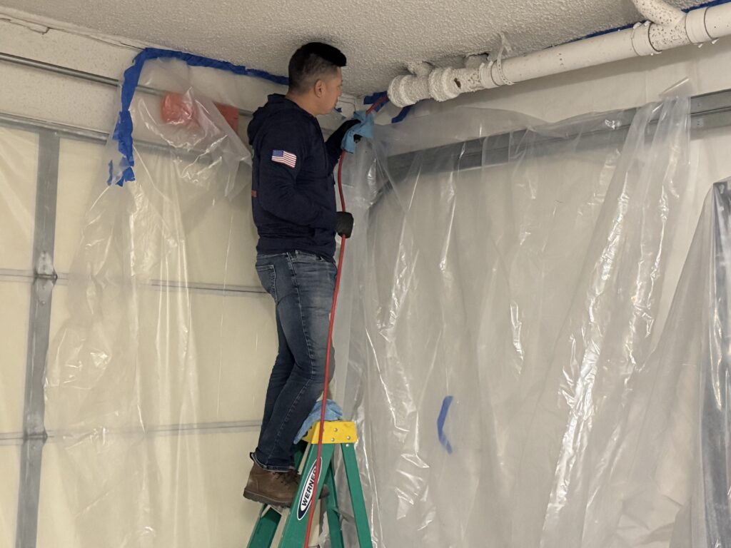 Drain Cleaning through overhead clean out at 4724 La Villa Marina Marina del Rey, CA 90292