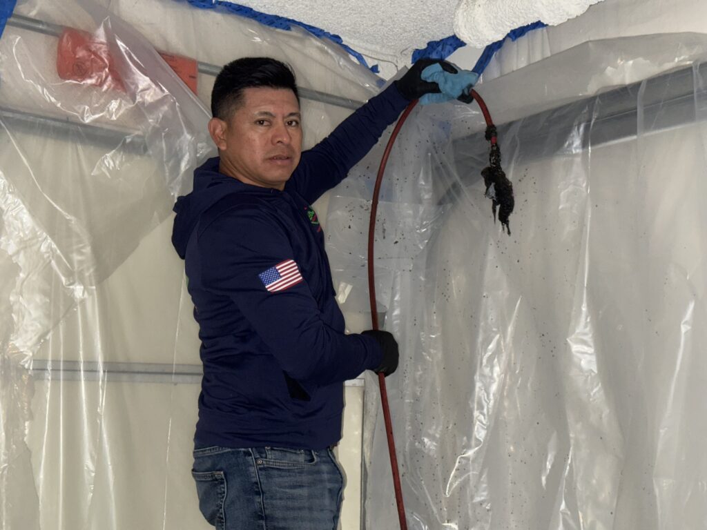 Drain Cleaning through overhead clean out at 4724 La Villa Marina Marina del Rey, CA 90292