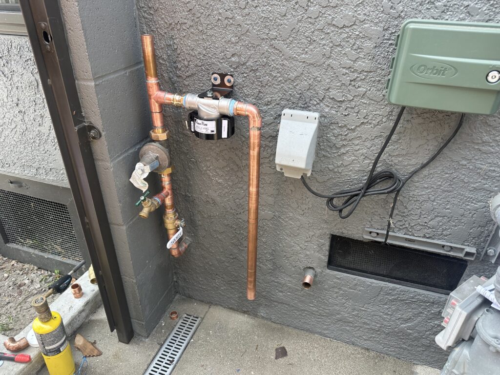Whole house water filtration system installation Los Angeles, CA